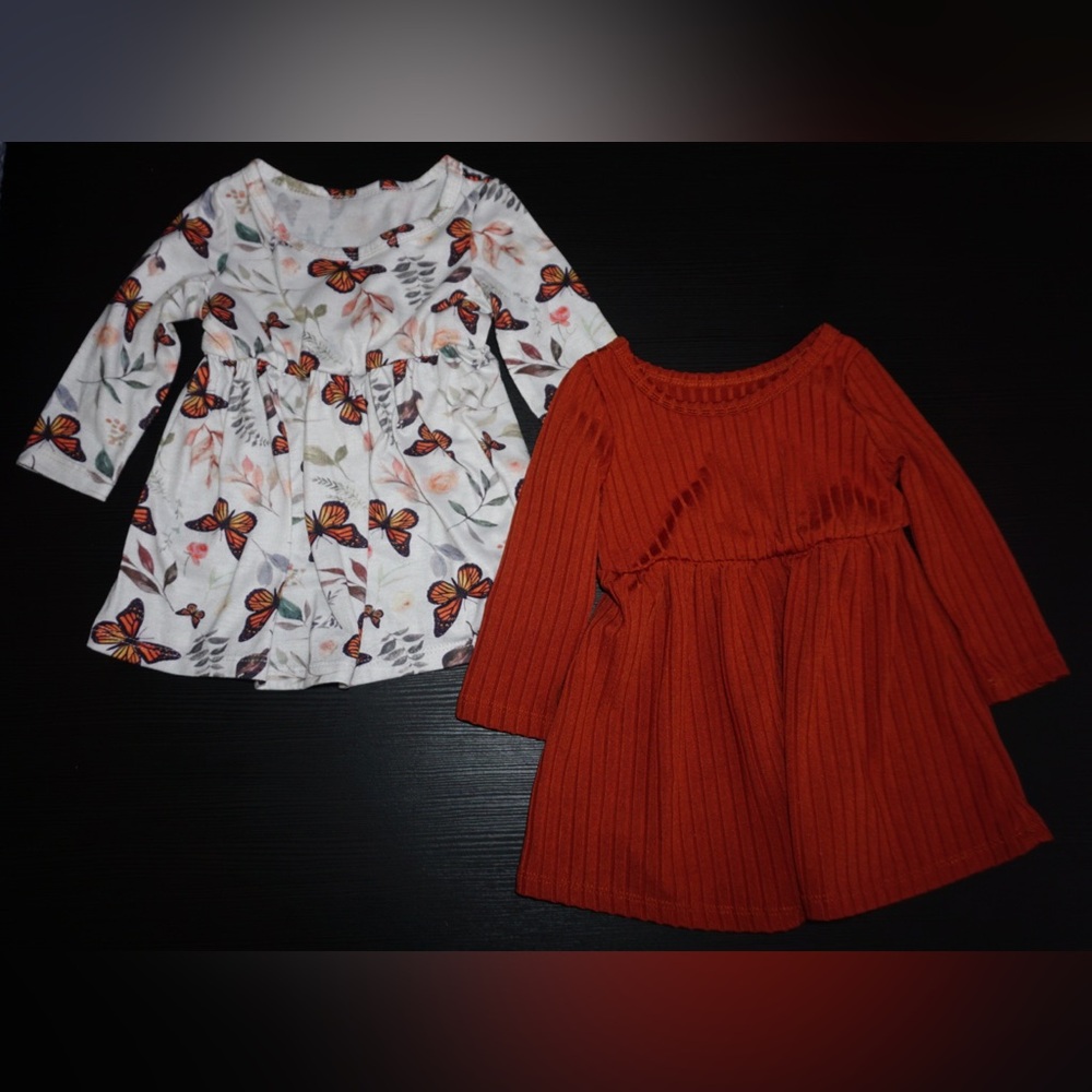 2 baby girls dresses